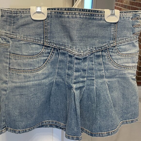 GAP Women mini jean skirt Sz 4 - Picture 5 of 7